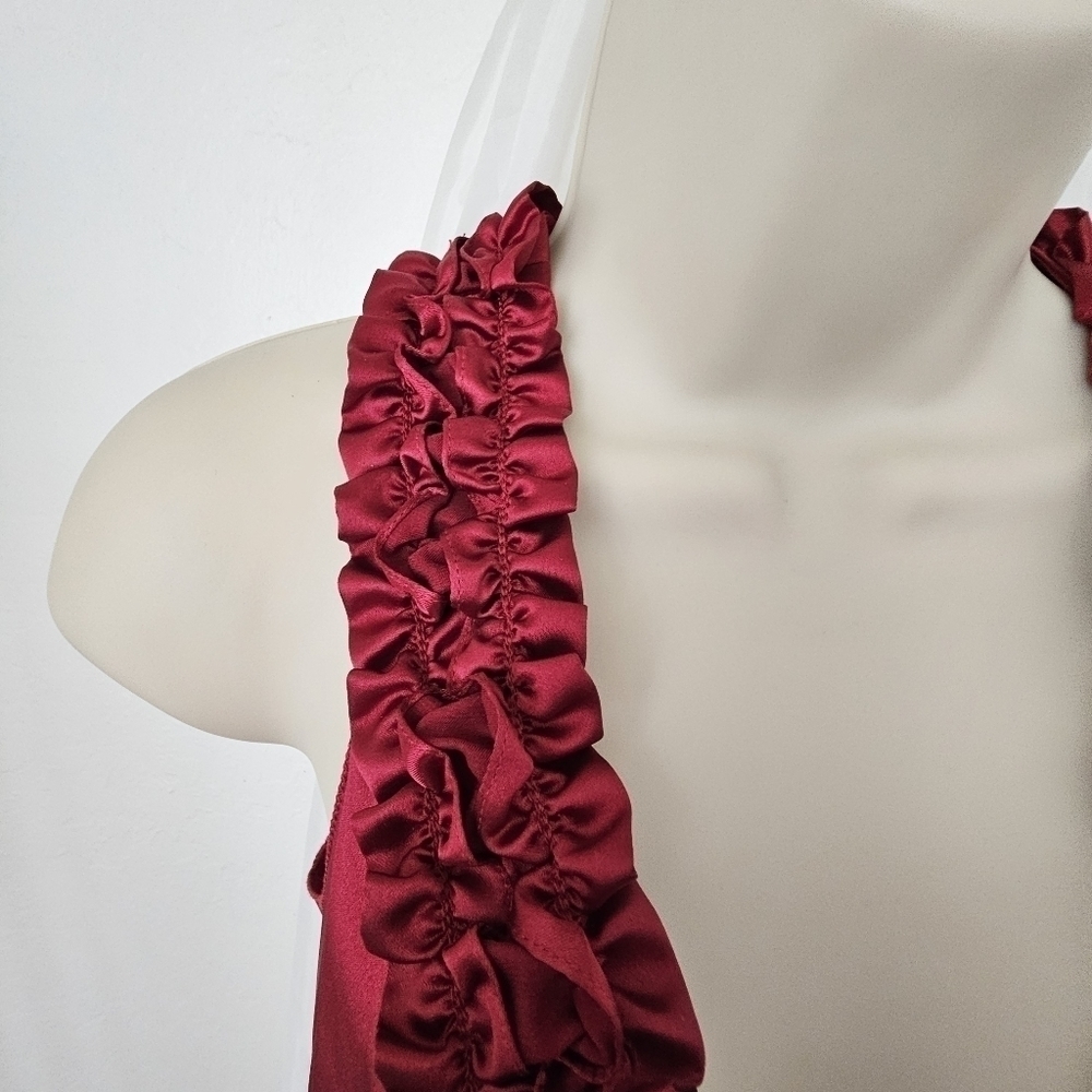 NWT MAX STUDIO Magenta Medium Blouse - Picture 8 of 9